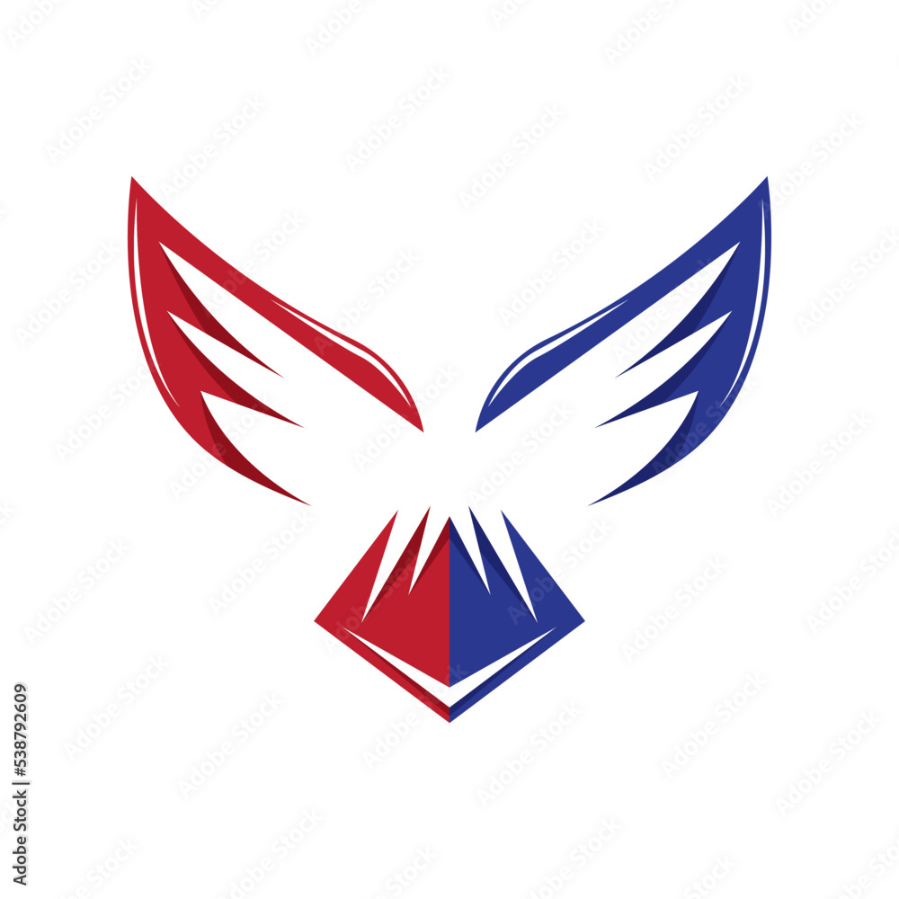 Obraz premium Eagle logo template vector icon