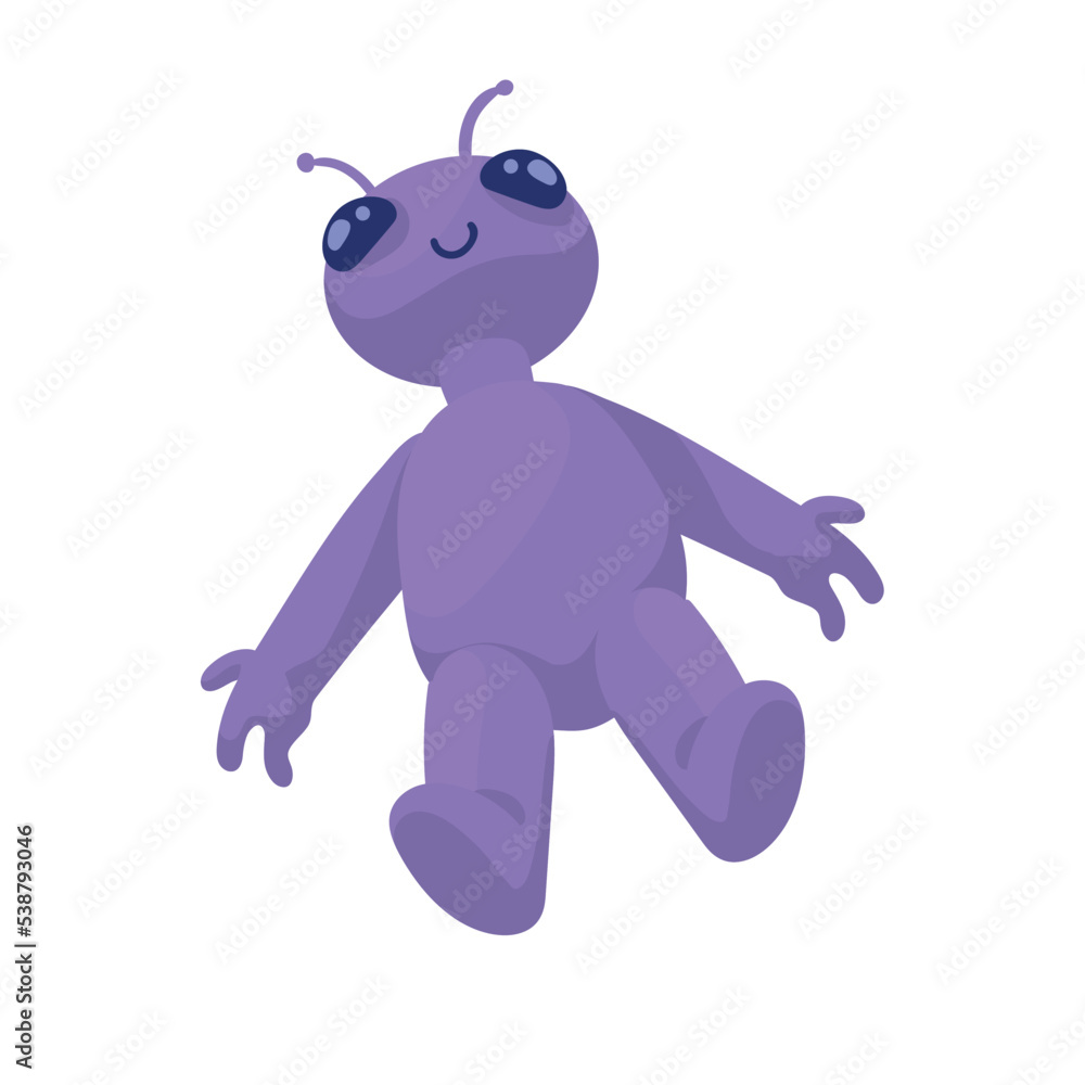 Obraz premium purple alien space creature