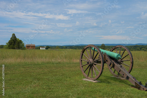 old cannon in the fortress Manassas Battle Field