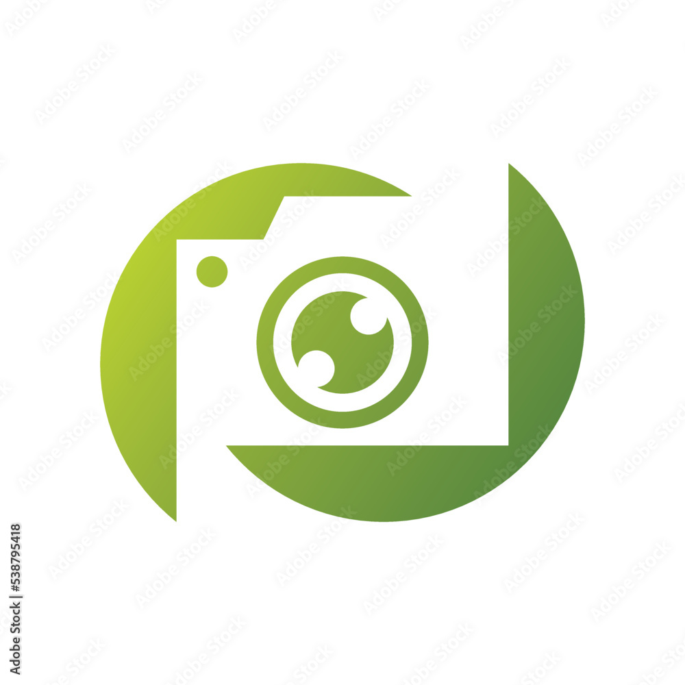 Camera icon vector logo design Camera icon vector logo design