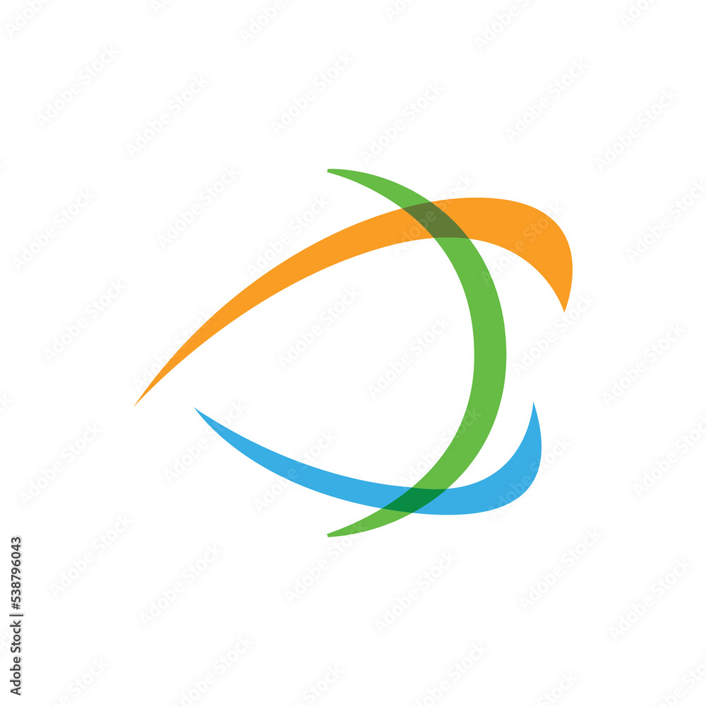 Modern eye logo design. Abstract eye logo design