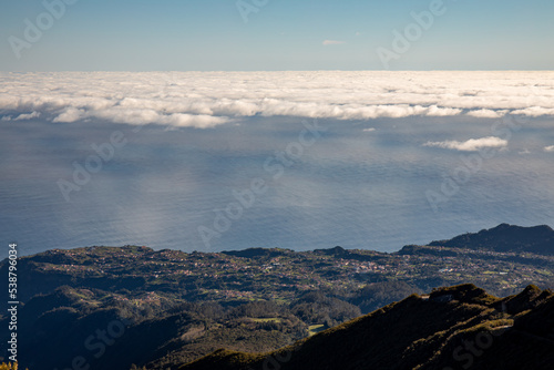 View from Pico Ruivo, Maderia	