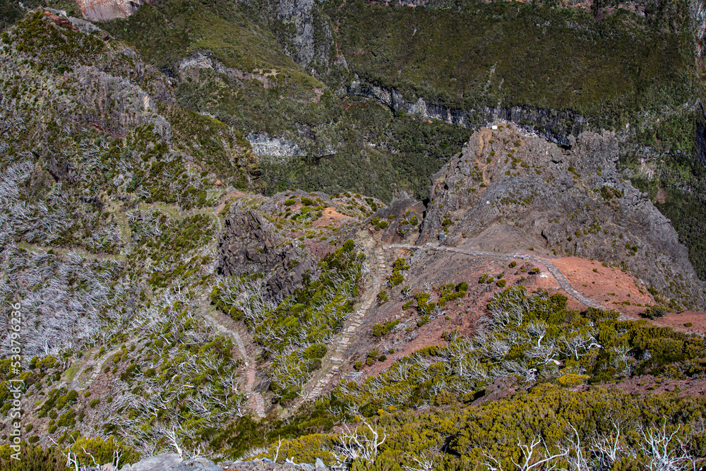 View from Pico Ruivo, Maderia View from Pico Ruivo, Maderia