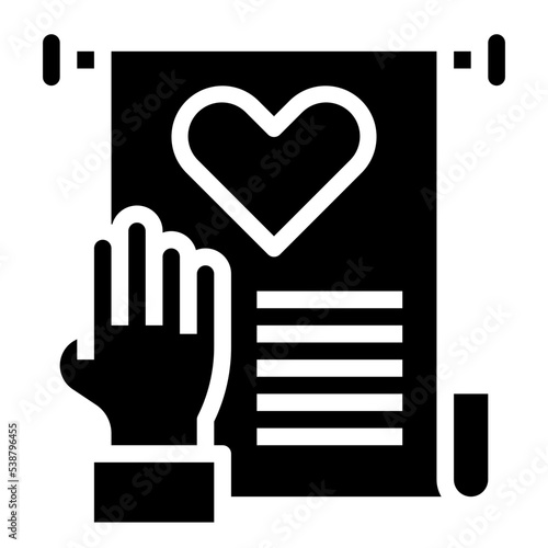 vows glyph icon