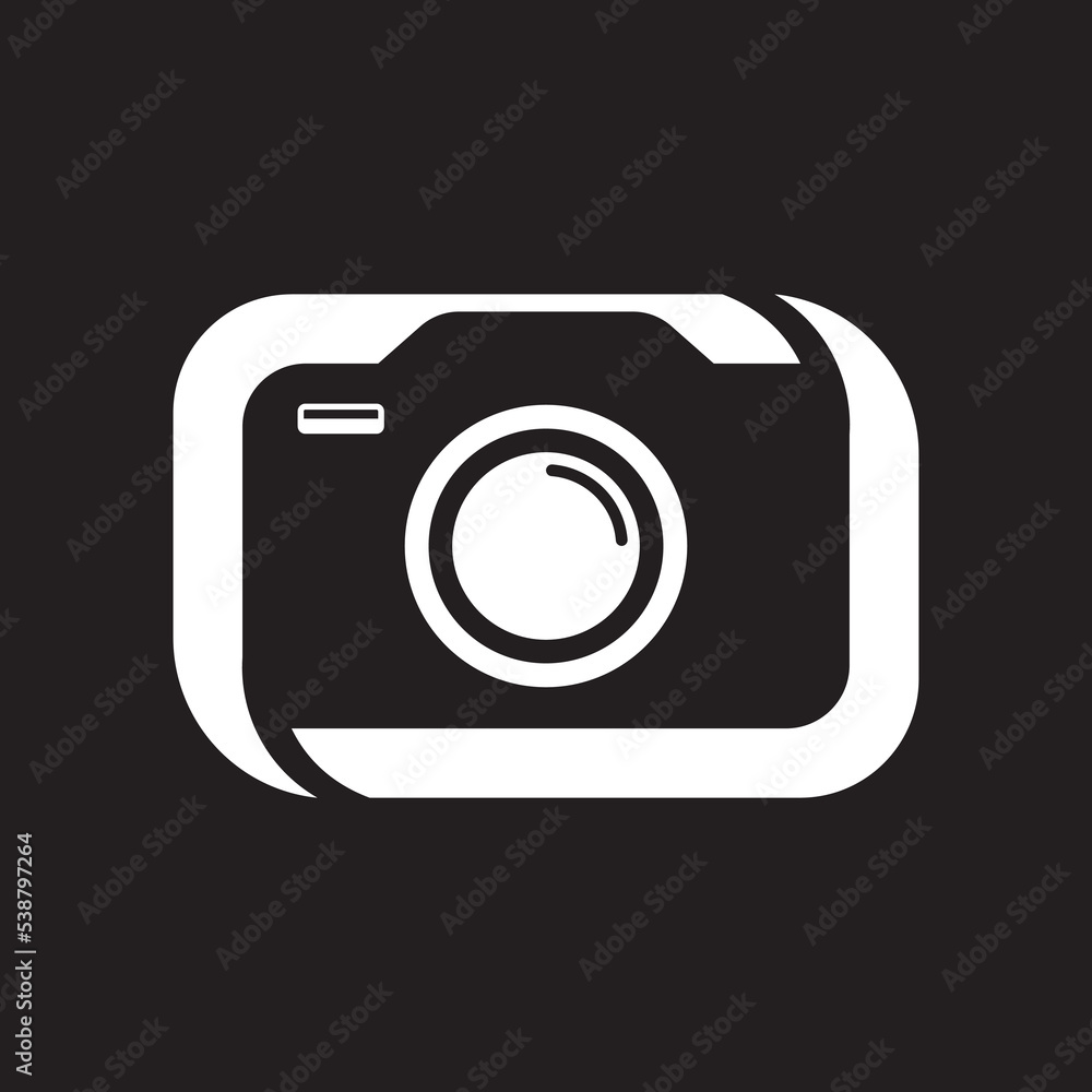 Camera icon vector logo design Camera icon vector logo design