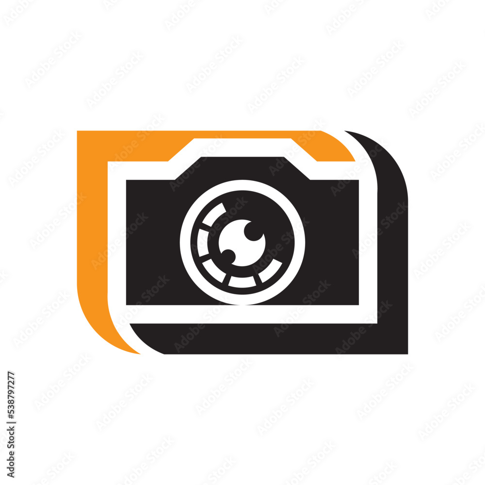 Camera icon vector logo design Camera icon vector logo design