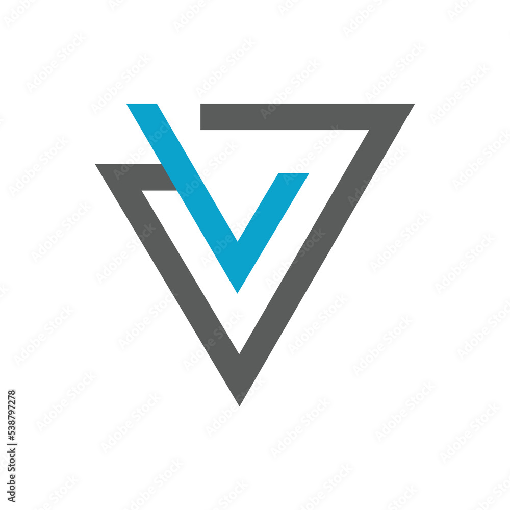 Letter V logo design. Abstract V logo design Letter V logo design. Abstract V logo design