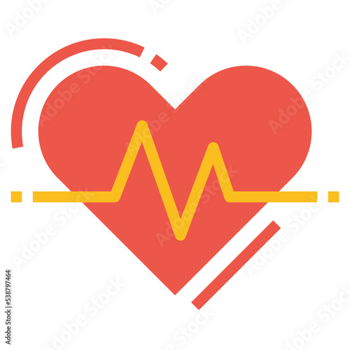 heartbeat flat icon
