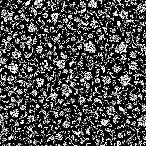 Tableau sur toile Beautiful and seamless chintz pattern,