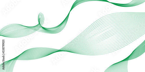 abstract green background wave