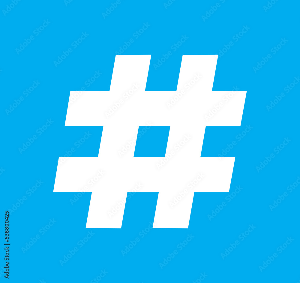 Obraz premium hash tag vector design.