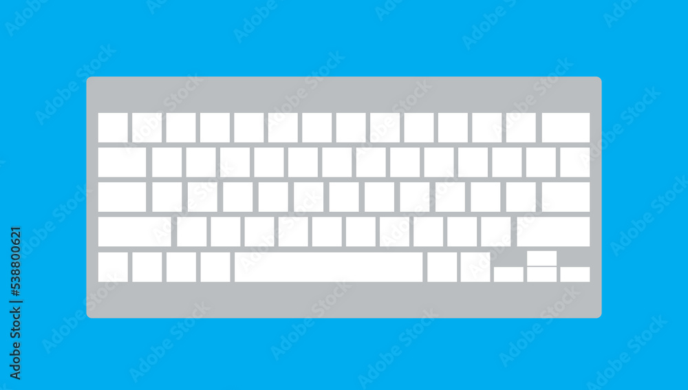 Computer Keyboard vector design. Computer Keyboard vector design.