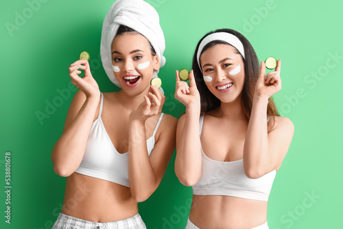 Beautiful young women with ...