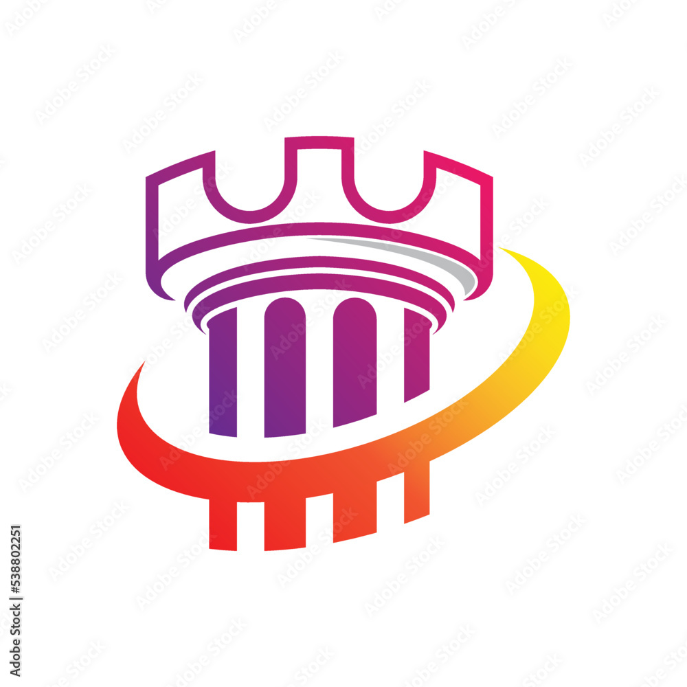 Column logo template vector icon design Column logo template vector icon design