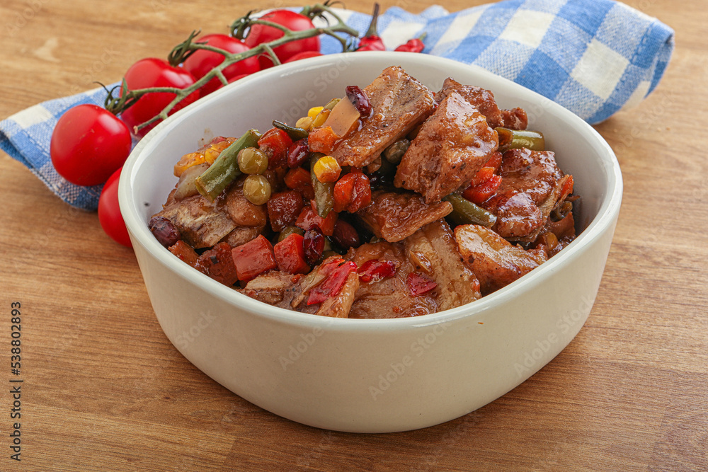 Roasted pork with oyster sauce Roasted pork with oyster sauce