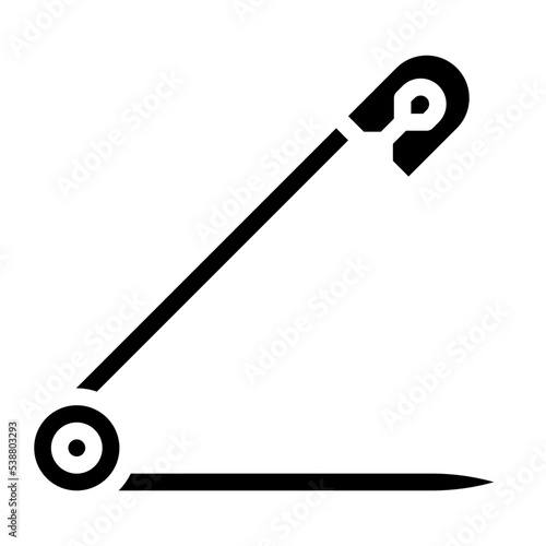 Brooch glyph icon