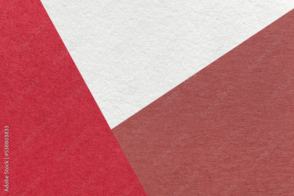 Texture of craft white, red and maroon color paper background, macro. Vintage wine abstract cardboard with gradient. Texture of craft white, red and maroon color paper background, macro. Vintage wine abstract cardboard with gradient.
