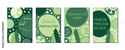Vektor Set abstrakte Karten Weihnachten, Banner, Hintergrund für soziale medien stories design vorlage winter landschaft mit schnee