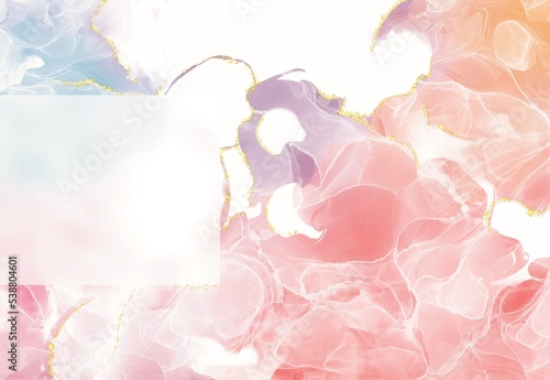 アルコールインクアート風背景素材　ラスター素材　薔薇