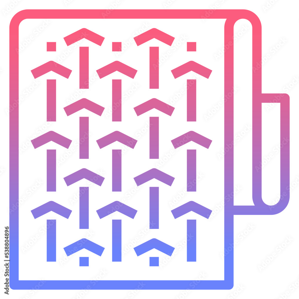 textile line gradient icon textile line gradient icon