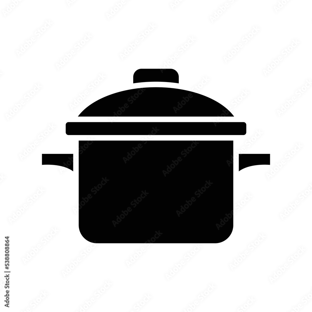 sauce pan icon vector design template in white background sauce pan icon vector design template in white background