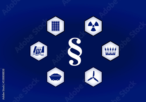 Paragraph Recht Energie svg Vektor