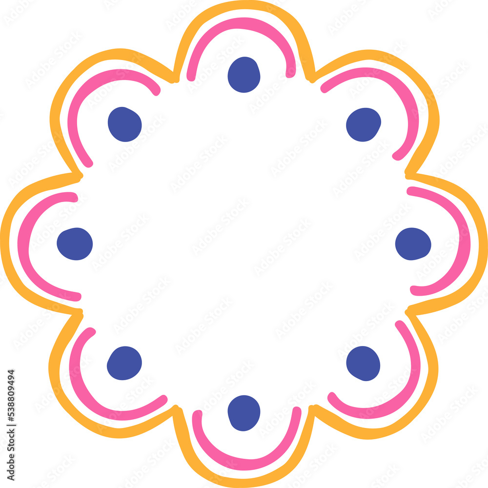 Obraz premium Circle frame for text