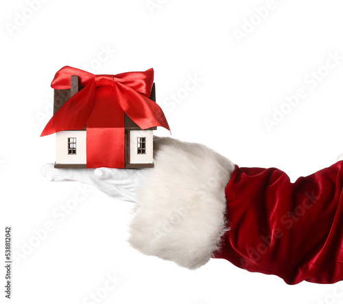 Santa Claus and house model...