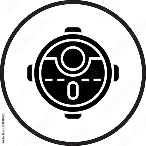 Robotic Vaccum Icon Style