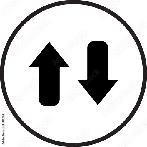 Opposite Arrow Icon Style