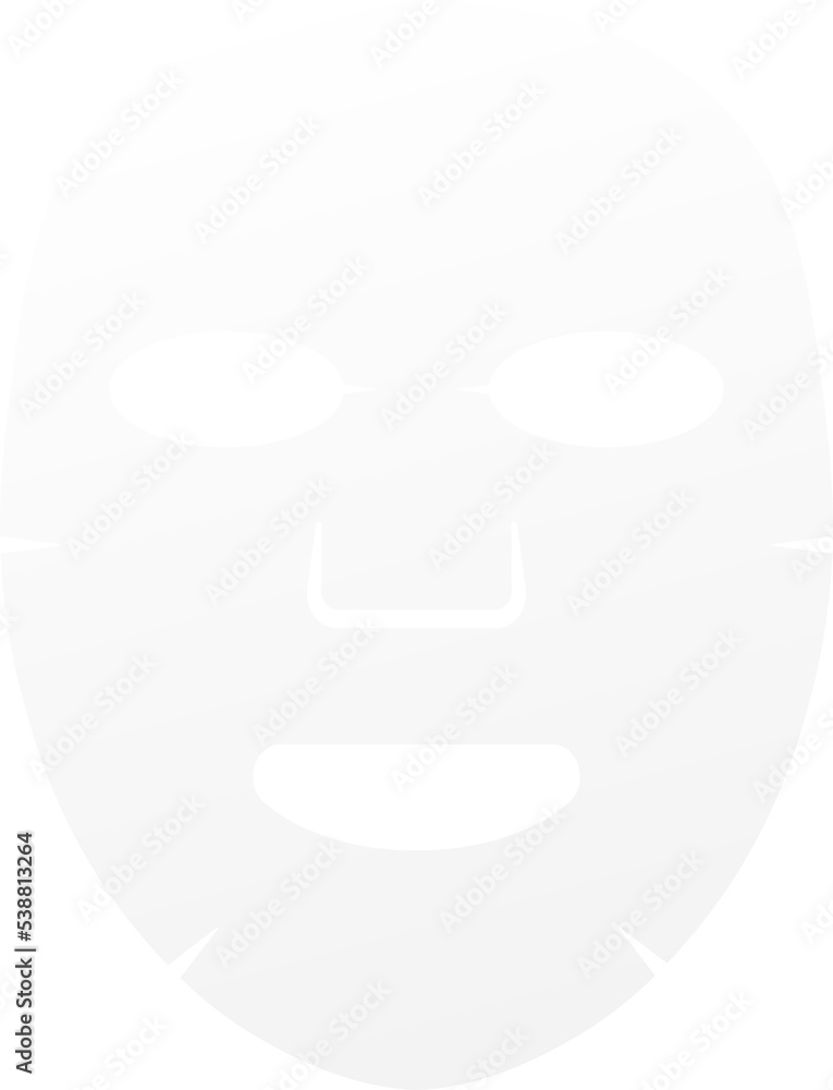 Facial mask flat icon. Medicine, cosmetology and health care. Vector stock illustration. Facial mask flat icon. Medicine, cosmetology and health care. Vector stock illustration.
