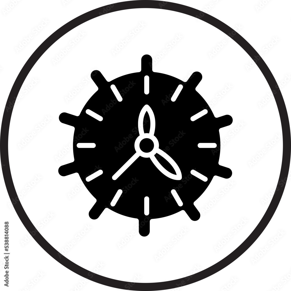 Fototapeta premium Time Management Icon Style