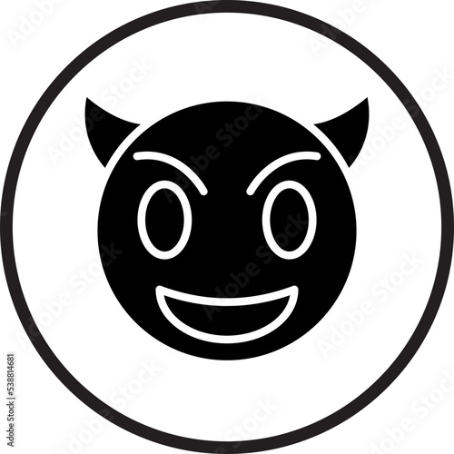 Devil Icon Style