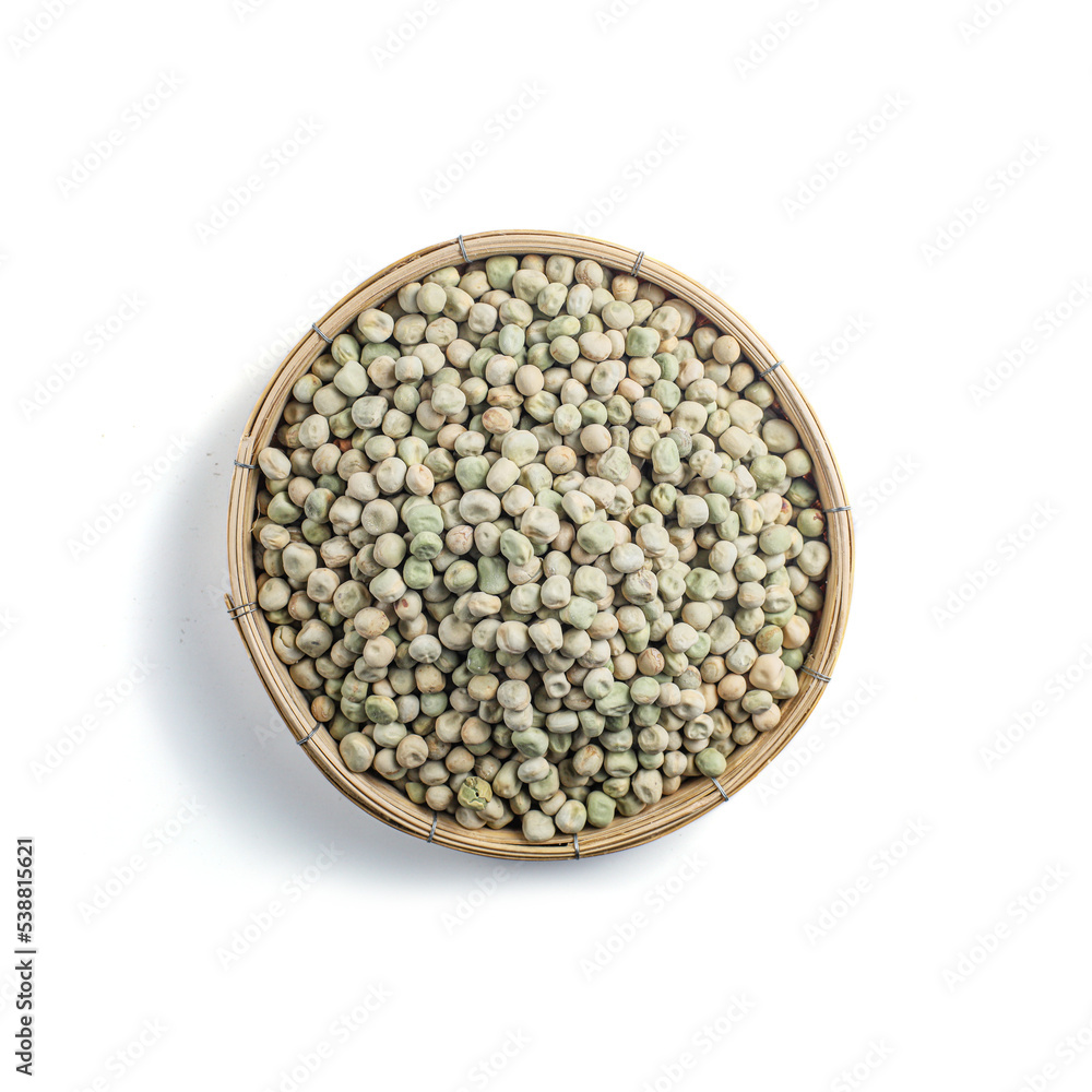 Green Pea (Green Matar, Sugar pea). Garden pea in threshing basket Green Pea (Green Matar, Sugar pea). Garden pea in threshing basket