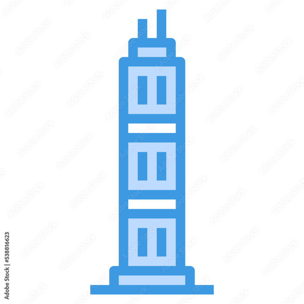 skyscraper filled outline icon skyscraper filled outline icon