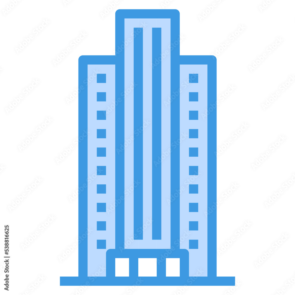 skyscraper filled outline icon skyscraper filled outline icon