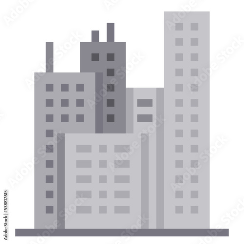 skyscraper flat icon