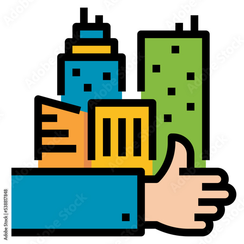 Prime Filled Outline icon