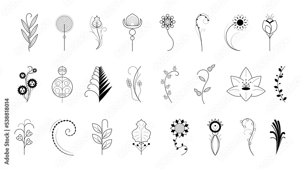 Big Abstract Set Doodle Elements Hand Drawn Collection Botanic Herbal Flora Leaf Branch Vine Flower Plant Elements F Vector Desgin Style Big Abstract Set Doodle Elements Hand Drawn Collection Botanic Herbal Flora Leaf Branch Vine Flower Plant Elements F Vector Desgin Style