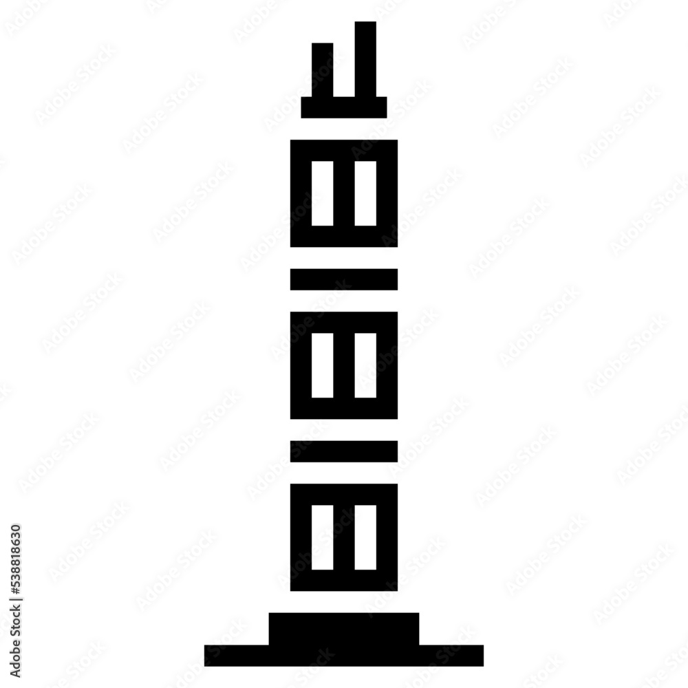 skyscraper glyph icon