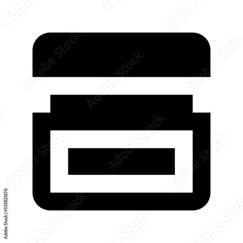 Cream Jar Vector Icon © creativestall