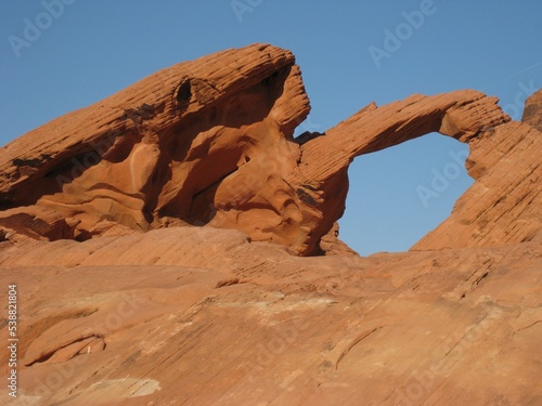 Natural Arch Rock Formation Valley of Fire Nevada