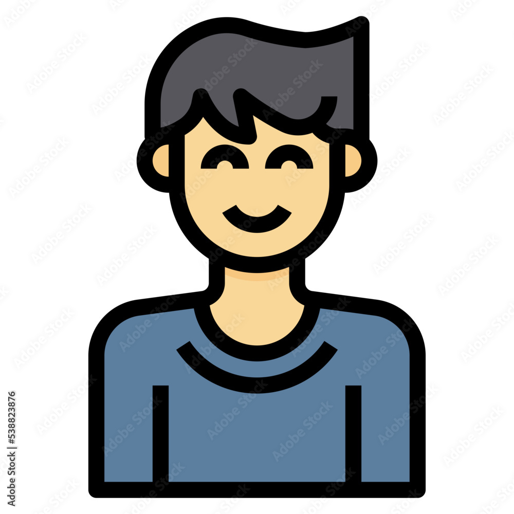 avatar filled outline icon avatar filled outline icon