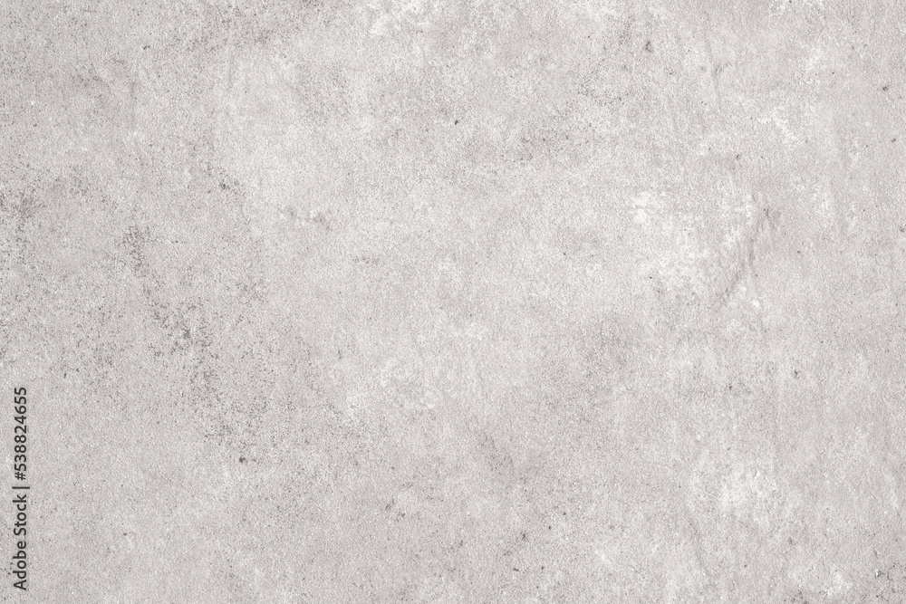 Fototapeta premium Concrete wall. Light background. Textured wallpaper. Grained surface of white color irregular plaster covering copy space for text logo.