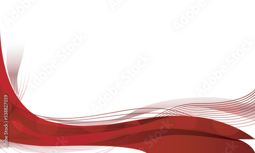 Red curve abstract wave backdrop design background