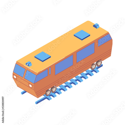 Train Carriage Icon © Macrovector