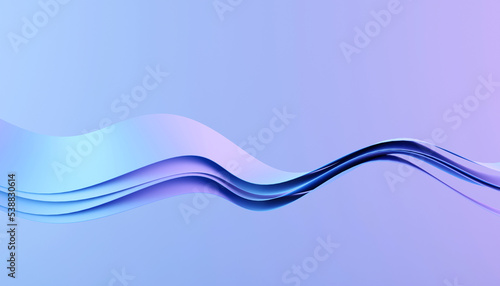 abstract pastel twist swirl soft pop 3d wallpaper blue pink background. 3d illustration render