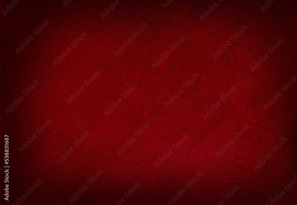 Red grunge wall background texture