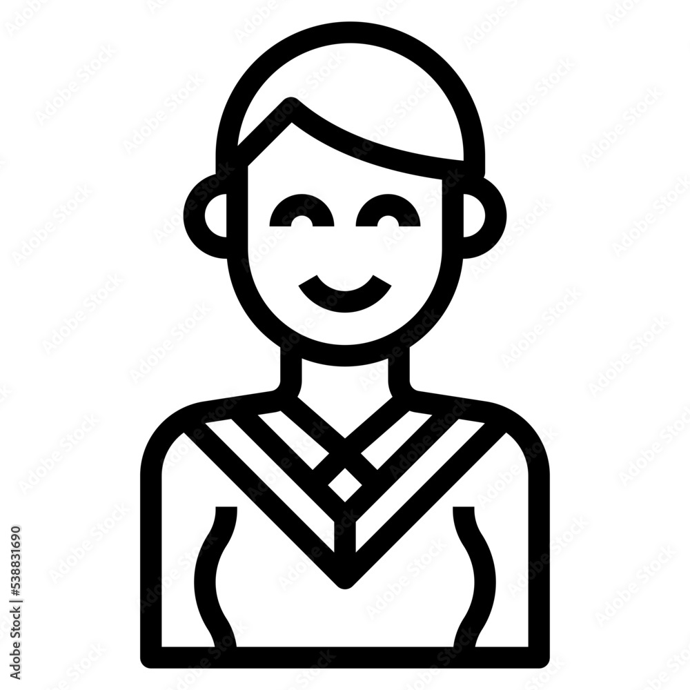 avatar outline icon