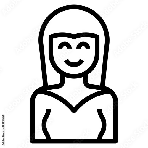 avatar outline icon